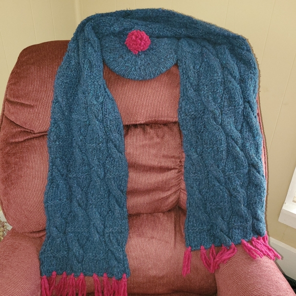 Handmade Wool Scarf and Beanie